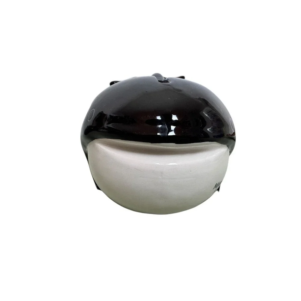 Marine World Africa Usa Orca Whale Figurine Coin Bank A‎ Gift Corp Ceramic